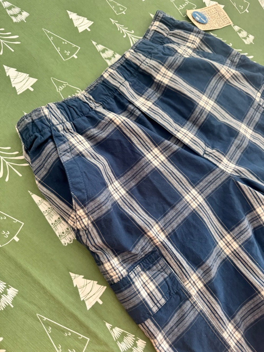 Lot of 2 Canyon River Blues Boys XL 18/20 Husky Plaid Cotton Cargo Shorts NWT - Picture 15 of 16